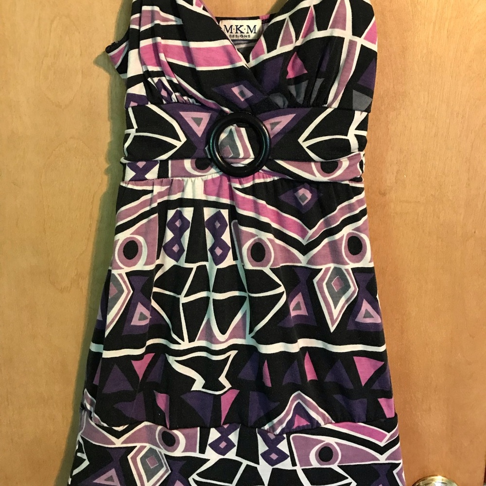 Geometric design dress